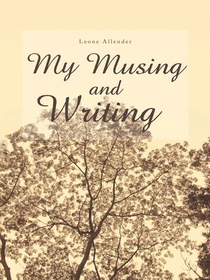 cover image of My Musing and Writing